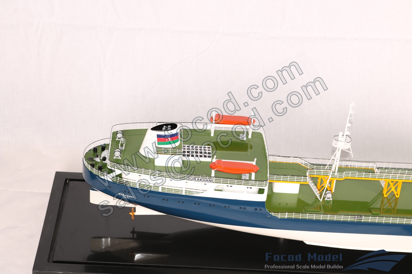 custom made model of 123.5m tanker Surakhani
